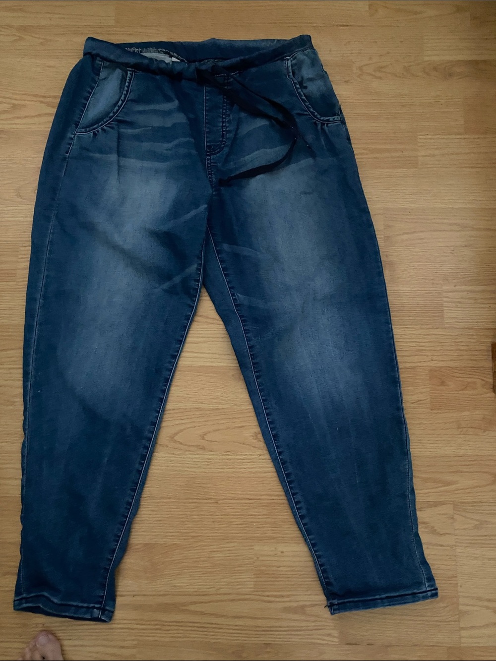 Preowned Women’s Dark Blue Relaxed Fit  jogger Jeans PL excellent